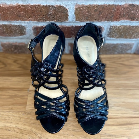 Madden Girl Black Ultra High Heels Sz 7.5 - Picture 4 of 8